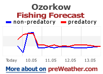 Ozorkow fishing forecast