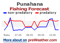 Punahana fishing forecast