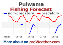 Pulwama fishing forecast