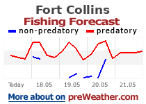 Fort Collins fishing forecast