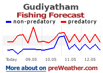Gudiyatham fishing forecast