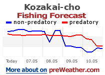 Kozakai-cho fishing forecast