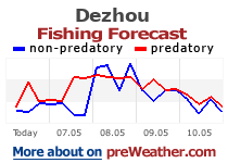 Dezhou fishing forecast