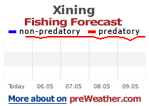 Xining fishing forecast